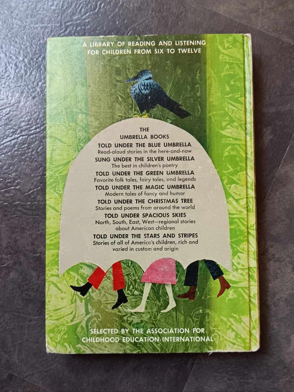 60s Fairycore 'Sung Under the Silver Umbrella'' Whimsy Poetry Hardcover Book